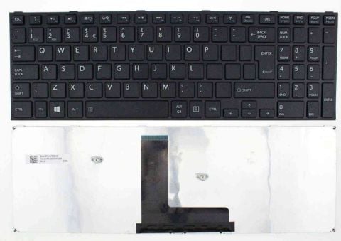 Toshiba İle Uyumlu Satellite C50-B, C50d-B, C55-B, C55d-B, C70-B Notebook Klavye Siyah Tr
