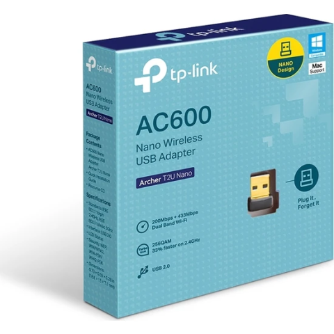 TP-Link Archer T2U Nano 600 Mbps Kablosuz Ağ Adaptörü