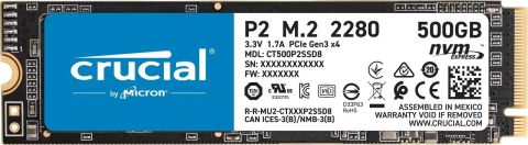 Crucial P2 CT500P2SSD8 PCI-Express 3.0 500 GB M.2 SSD