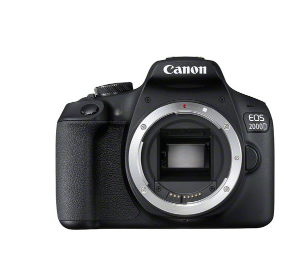 Canon EOS 2000D + 18-55mm + 75-300mm Dijital SLR Fotoğraf Makinesi