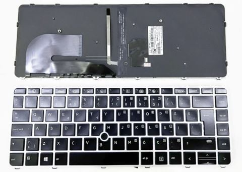 Hp     Orjinal ışıklı  EliteBook 840 G3, 840 G4,745 G3,745 G4, siyah klavye