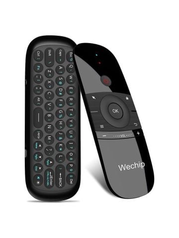 Wechip W1 2.4G Kablosuz Klavye Uzaktan Kumanda Air Mouse