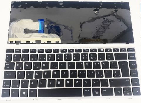 HP EliteBook 840 G6, 840 G5, 840 G6, 745 G5, siyah klavye