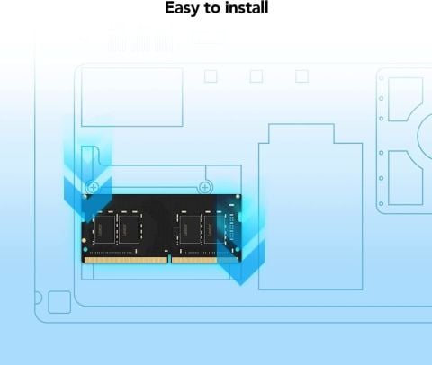 Lexar 8 GB DRAM, DDR4 3200 MHz SODIMM Dizüstü Bilgisayar Bellek