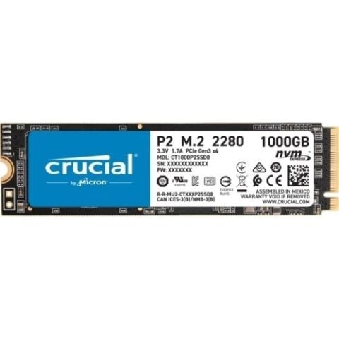 Crucial P2 CT1000P2SSD8 PCI-Express 3.0 1 TB M.2 SSD