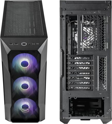 Cooler Master MasterBox TD500 V2 TD500V2-KGNN-S00 ARGB 3 Fanlı Siyah ATX Oyuncu Kasası siyah