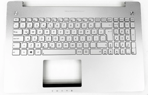 Asus Silver Gri Renk N550 N550L N550J N550JK N550JV Üst kasa Aydınlatmalı ışıklı klavye