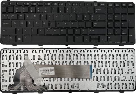 Hp ProBook 450 G0, 450 G1, 450 G2, 455 G1, siyah Klavye