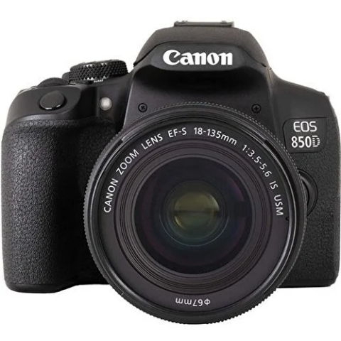 Canon EOS 850D + 18-135mm Lens DSLR Fotoğraf Makinesi