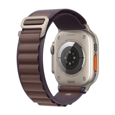 Apple Watch Ultra 2 GPS + Cellular 49mm Natürel Titanyum Kasa ve Indigo-Alpine Loop Kordon Akıllı Saat