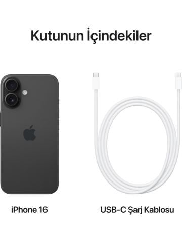 iPhone 16 128 GB Siyah