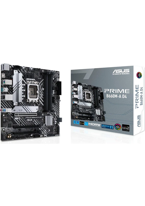 Asus Prime B660M-A Intel LGA1700 DDR4 Micro ATX Anakart
