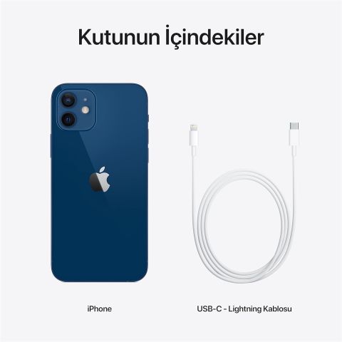 iPhone 12 256 GB Mavi
