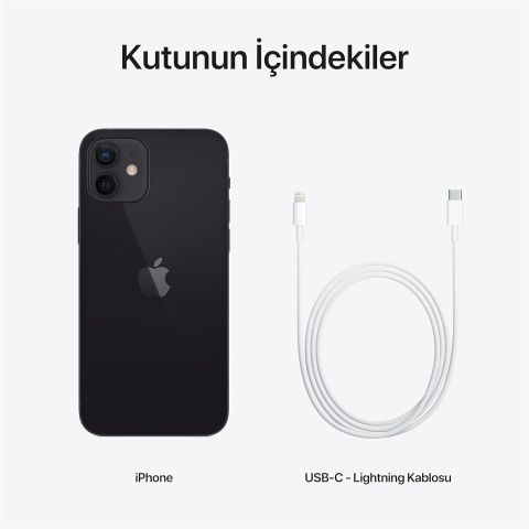 iPhone 12 256 GB Siyah