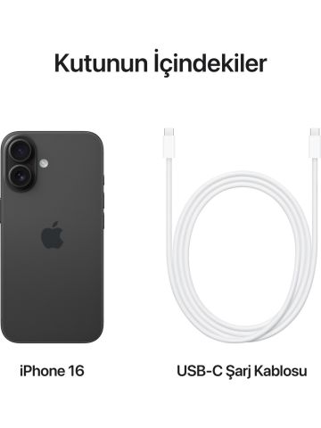 iPhone 16 Plus 128 GB Siyah