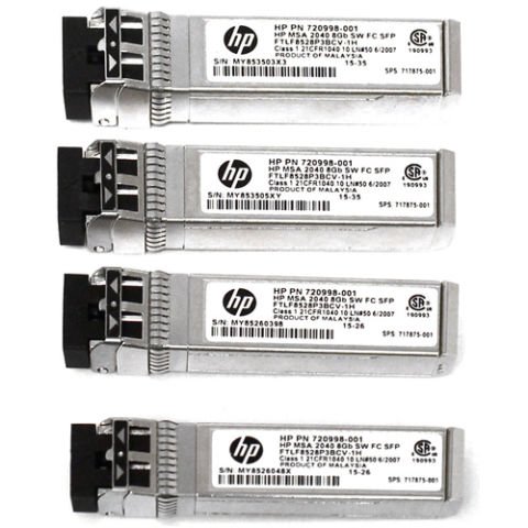 HPE MSA C8R24B 16GB Fiber Optik Alıcı Verici Modül SW FC SFP 720999-002 876143-001