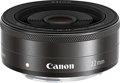 Canon EF-M 22mm f/2 STM Lens