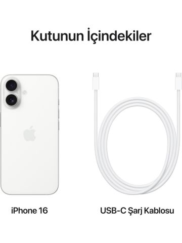 iPhone 16 Plus 512 GB Beyaz