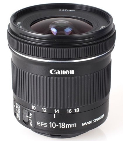 Canon EF-S 10-18mm f/4.5-5.6 IS STM Lens