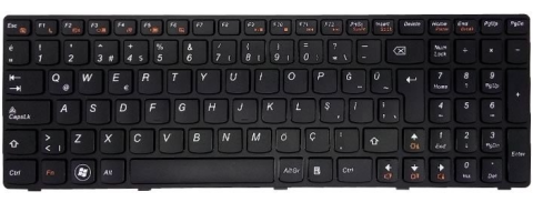 Lenovo B570, B570e, B570e2, B575e SİYAH klavye