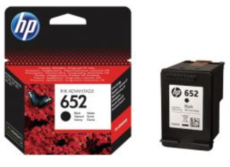 HP 652 F6V25AE Siyah Kartuş