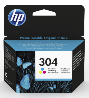 Hp N9K05AE Mürekkep Üç Renk Kartuş (304)