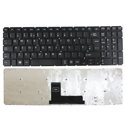 Toshiba Satellite L50-B L50D-B L50DT-B L50T-B NSK-V92SQ AEBLYG00110 beyaz / siyah klavye