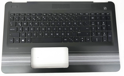 Hp pavilion 15-au 15-aw TPN-Q172 TPN-Q175 klavye + üst kasa takım palmrest