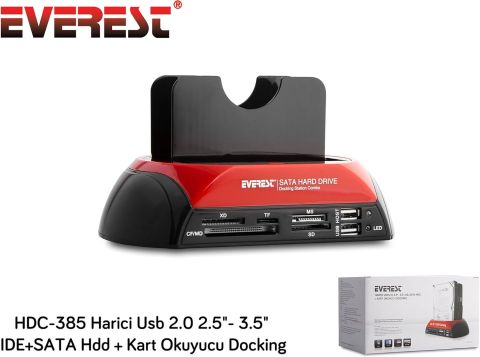 Everest HDC-385 Docking Harddisk Kutusu
