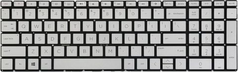 Hp 15-da 15-da0000 15-da1000 15-da2000 15t-da000 15t-da100 15t-da200 gri klavye