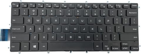 Dell inspiron 5568 5578 5368 5378 7368 7378 7466 13-5378 siyah klavye