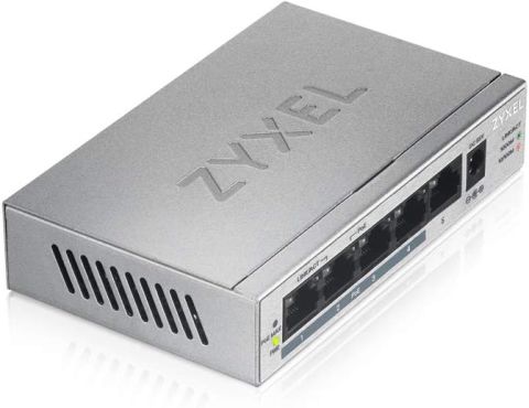 Zyxel GS1005HP 5 Port 10/100/1000 Mbps Gigabit Switch