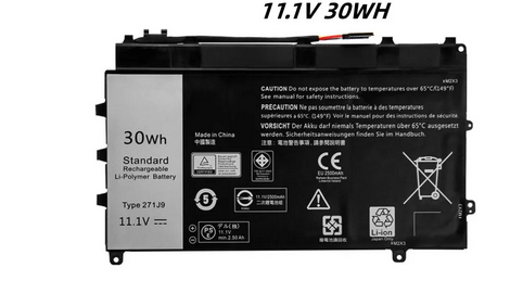 Dell Latitude 13 7000 30Wh 11.1V Laptop Battery YX81V 271J9 Orijinal pil Batarya