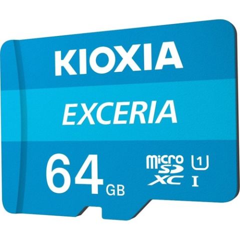 Kioxia 64GB Micro SDXC UHS-1 C10 LMEX1L064GG2