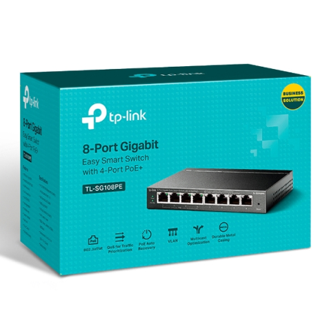TP-Link TL-SG108PE 8Port Gigabit Switch+4Port PoE