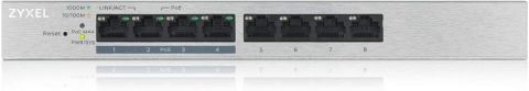 Zyxel GS1200-8HP 8 Port 10/100/1000 Mbps Gigabit Switch