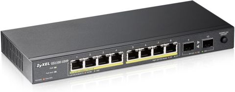 Zyxel GS1100-10HP 8 Port 10/100/1000 Mbps Gigabit Switch