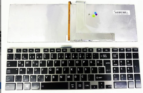 Toshiba Satellite L50-A s50t-a Serisi S50 S55  SİYAH/ IŞIKLI klavye