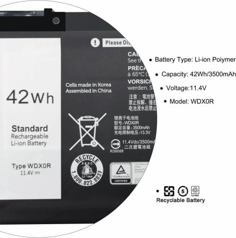Dell Inspiron P69G p75g P88G 5368 5378 5379 5565 P58F P75G