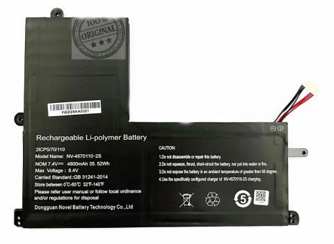 Casper Nirvana C350 NV-4570110-2S celeron Batarya Pil Orijinal (Celeron İşlemcili Modeller İçin L tipi