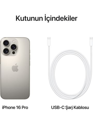 iPhone 16 Pro Max 256 GB Natürel Titanyum