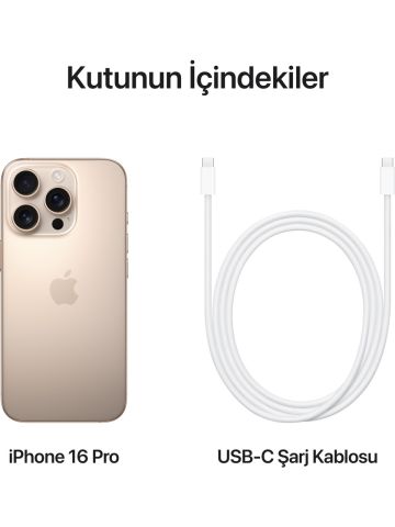 iPhone 16 Pro Max 512 GB Çöl Titanyum