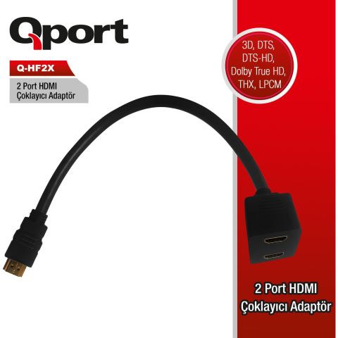 Qport Q-HF2X HDMI Çoklayıcı