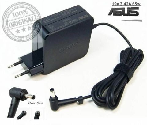 ASUS Orjinal Uç 19V 3.42A 65W 4.0x1.3mm Ultrabook Adaptör Şarj Cihazı X540 X541 X553 S432f
