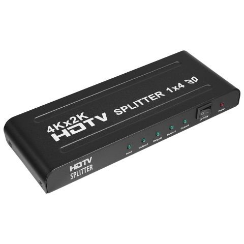 S-Link SL-LU6214 4 Port 4K*2K HDMI Splitter