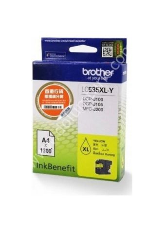 Brother LC535XL-Y Orijinal Sarı (Yellow) kartus