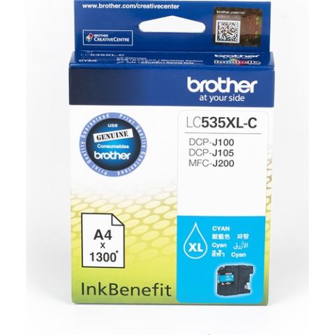 Brother LC535XL-C Mavi Kartuş Orjinal