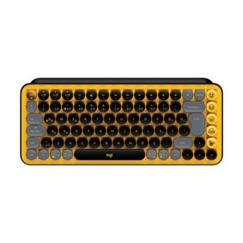 Logitech Pop Keys Klavye Sarı Siyah 920-010818