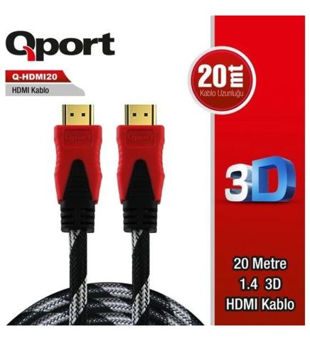 Qport Q-HDMI20 20 m HDMI Kablo