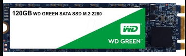 WD 120GB Sata Green M.2 SSD WDS120G2G0B